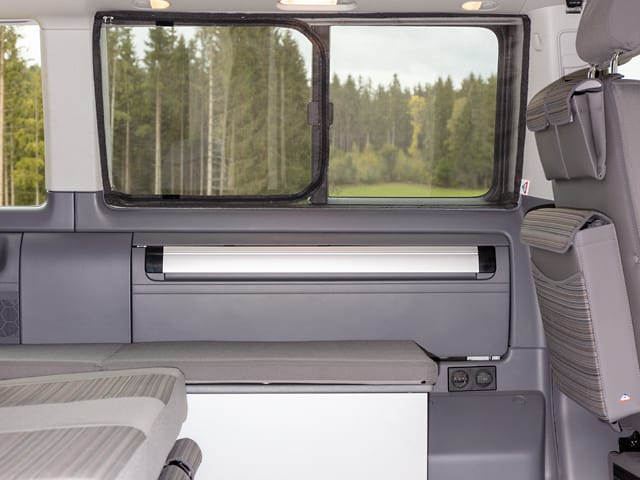 FLYOUT mosquito net for VW T6.1 / T6 / T5 California sliding window