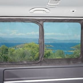 FLYOUT Moskitonetz für VW T6/T5 Multivan: Schiebefenster in Schiebetür links