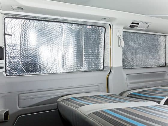 ISOLITE Inside: Insulation for sliding door VW T6 / T5 with car trim side window right (rigid)