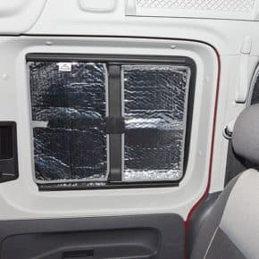 Brandrup Insulation for VW Caddy 4/3 - Our online shop offers a large selection of vehicle accessories Brandrup ISOLITE Inside insulation for the sliding window in the sliding door of the VW Caddy 4 - Wiest online shop for accessoires