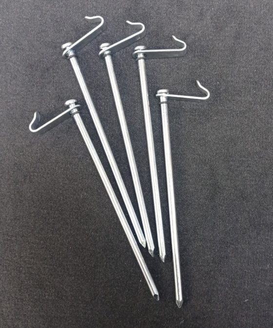Brandrup peg with hook 5 pieces, suitable for stony ground