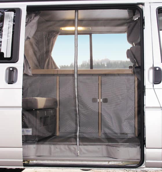 FLYOUT insect protection for VW T4 California Coach sliding door! Our online shop offers a large selection of brandrup vehicle accessories