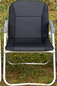 Cushion cover for camping chair VW T6 California Beach in Kutamo / Titanium Black