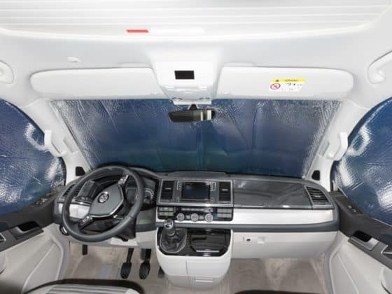 ISOLITE Inside für Fahrerhausfenster VW T6 mit Sensoren im Innen-Rückspiegel