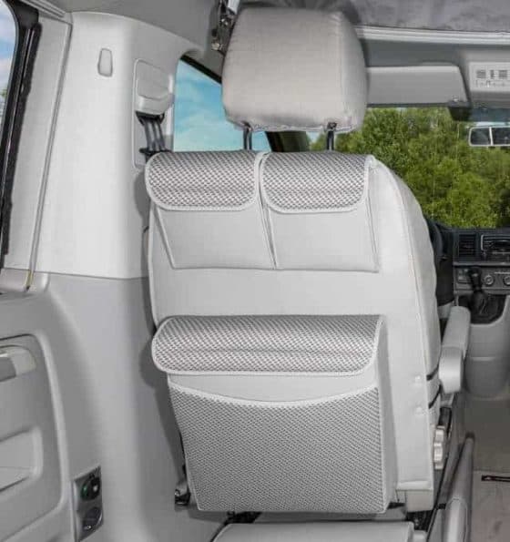 Utility for driver / passenger seats with MULTIBOX Maxi, VW T6 / T5 California Beach, design "Pilion"