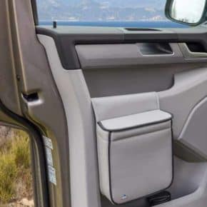 MULTIBOX for the left cab door in the VW T6 waste bin and / or insulating bag in the design "Leather Moonrock"