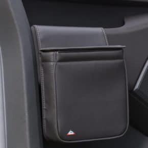 MULTIBOX for the left cab door in the VW T6 waste bin and / or insulating bag in the design "Leather Titanium Black"