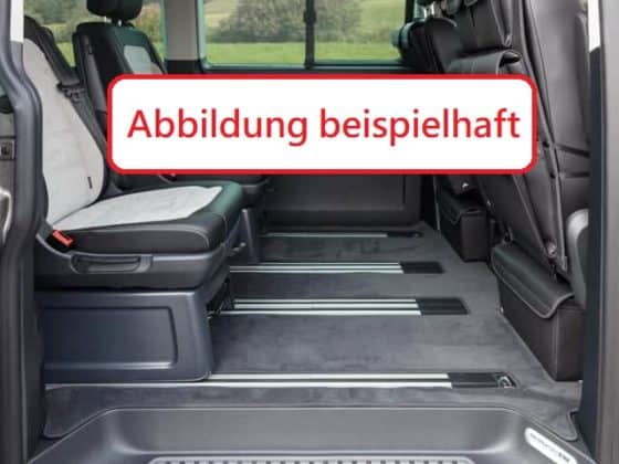Veloursteppich VW T6/T5 Multivan für den Fahrgastraum mit 2 Schiebetüren, Design: "Moonrock", Art.Nr:100708598