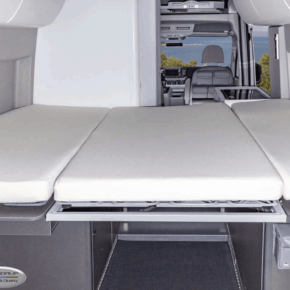 iXTEND Spann-Bettlaken für das Bett im Volkswagen Grand California 600, 3-tlg., Single-Jersey
