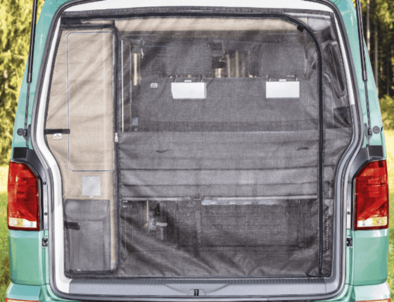 FLYOUT insect protection for VW T6.1 / T6 / T5 California tailgate! Visit our shop for a large selection of Brandrup products