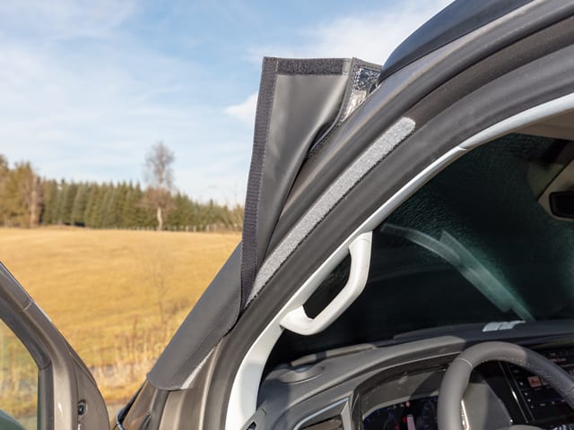 Thermomatte Frontscheibenabdeckung passend für VW T5, T6 Bus Außenisol