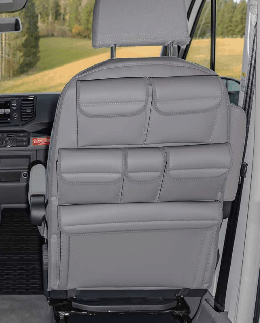 Utility for the backrest in the cab of the VW Grand California 600 and 680