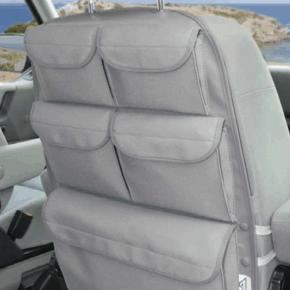 UTILITY for the backrest of the driver / front passenger seat VW T4 in the design "Palladium"