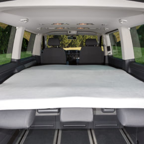 100707616 Brandrup iXTEND fitted sheet for the iXTEND folding bed in the VW T6.1 Multivan and California Beach; Design Nicki plush