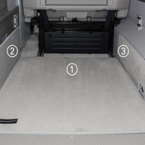 Brandrup velor carpet for the load compartment of the VW T6 / T5 California (without Beach) in the "Palladium" design - Wiest Online Shop for accessories