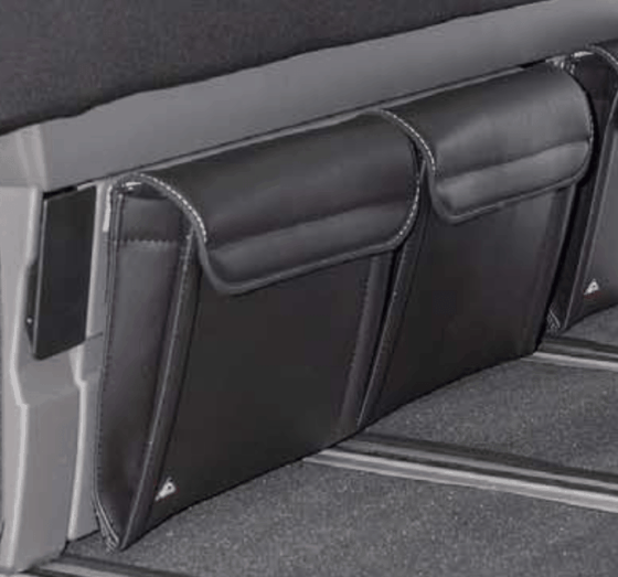 Utility for the bed box in the VW T6.1 / T6 / T5 California Beach, 2 pockets for the front