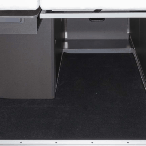 Velor carpet for the rear load space, perfect for all VW Grand California 600 and 680 in titanium black design