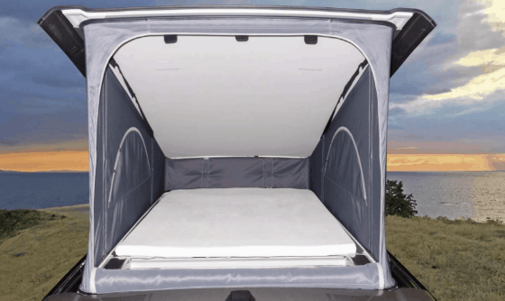 Brandrup iXTEND bed sheet: cover for the mattress in the pop-up roof of the VW T6.1 California in the design "Nicki plush" - WIEST Online Shop