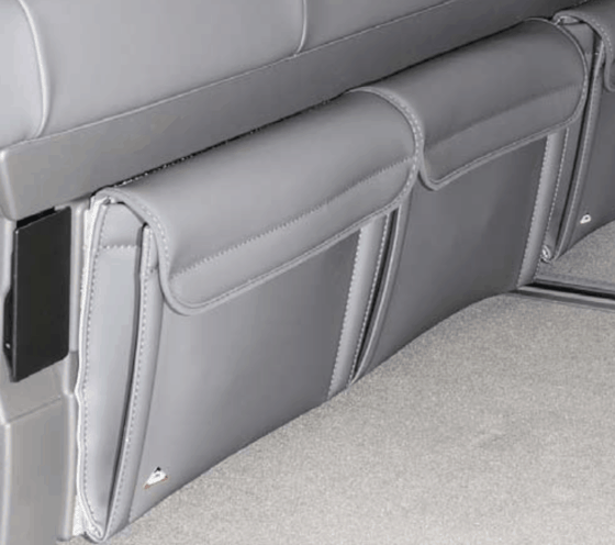 2 Brandrup Utility bags for the front of the bed box in the VW T6.1 / T6 / T5 California