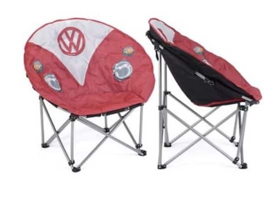 VW camping chair from the Service Offensive collection in VW T1 design, red