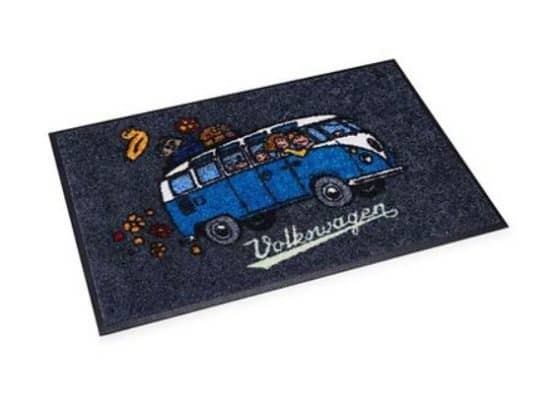Doormat with 6o cm x 40 cm 1H3087703A - VW floor mat in VW T1 motif