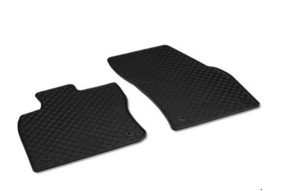 Set Fußmatten (Allwetter) für VW Caddy 5 ohne Schriftzug - zweiteilig für vorne - Große Auswahl an Zubehör für VW Camper und Vans im Shop