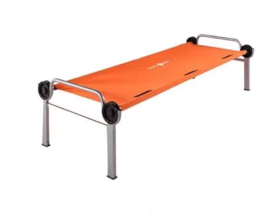 Disc-Bed Camp bed in orange Camp bed by Disc-O-Bed