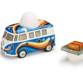 VW egg cup blue in VW T1 design from the Heritage Collection - Wiest Online Shop for Brandrup and VW camper and van equipment
