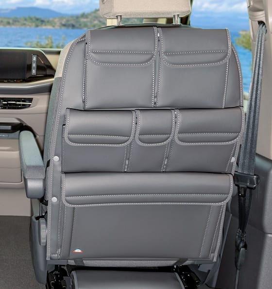 Brandrup UTILITY 100706851 for driver's passenger seat VW T7 Multivan, design leather Raven