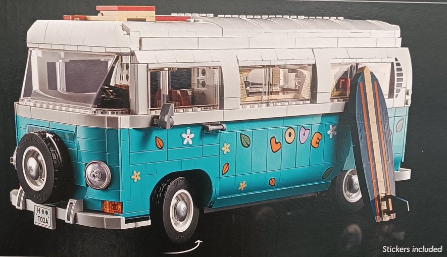Volkswagen VW T2 LEGO Camper Van - Heritage Collection
