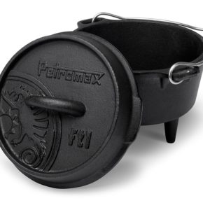 Petromax Fire pot FT1 - Dutch oven - cast iron with lid - ideal for fireplaces on camping holidays | Wiest online shop for campers