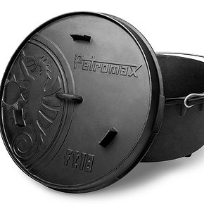 Petromax fire pot FT18 - Dutch oven - cast iron with lid - ideal for fireplaces on camping holidays | Wiest online shop for campers