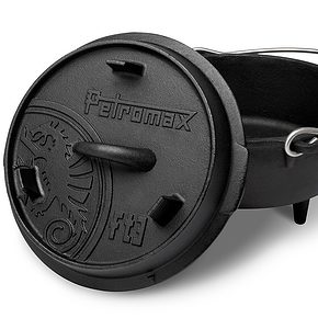 Petromax fire pot FT3 - Dutch oven - cast iron with lid - ideal for fireplaces on camping holidays | Wiest online shop for campers