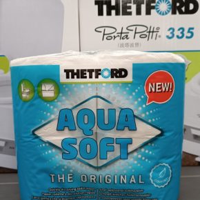 Thetford Aqua Soft Toilettenpapier - Weiches, gut lösliches Papier für die Campingtoilette z.B. Porta Potti 335 für die VW T5 / T6 / T6.1 Modelle|