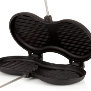 Petromax burger iron for perfectly well-done patties at the campfire or on the grill | The Wiest Online Shop offers a large selection for camping