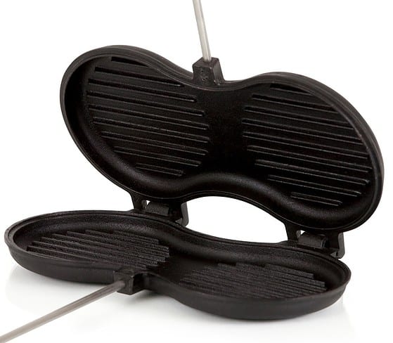 Petromax burger iron for perfectly well-done patties at the campfire or on the grill | The Wiest Online Shop offers a large selection for camping