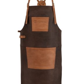 The Petromax apron made of robust leather - with crossed back strap - Wiest Online Shop for Camper Equipment