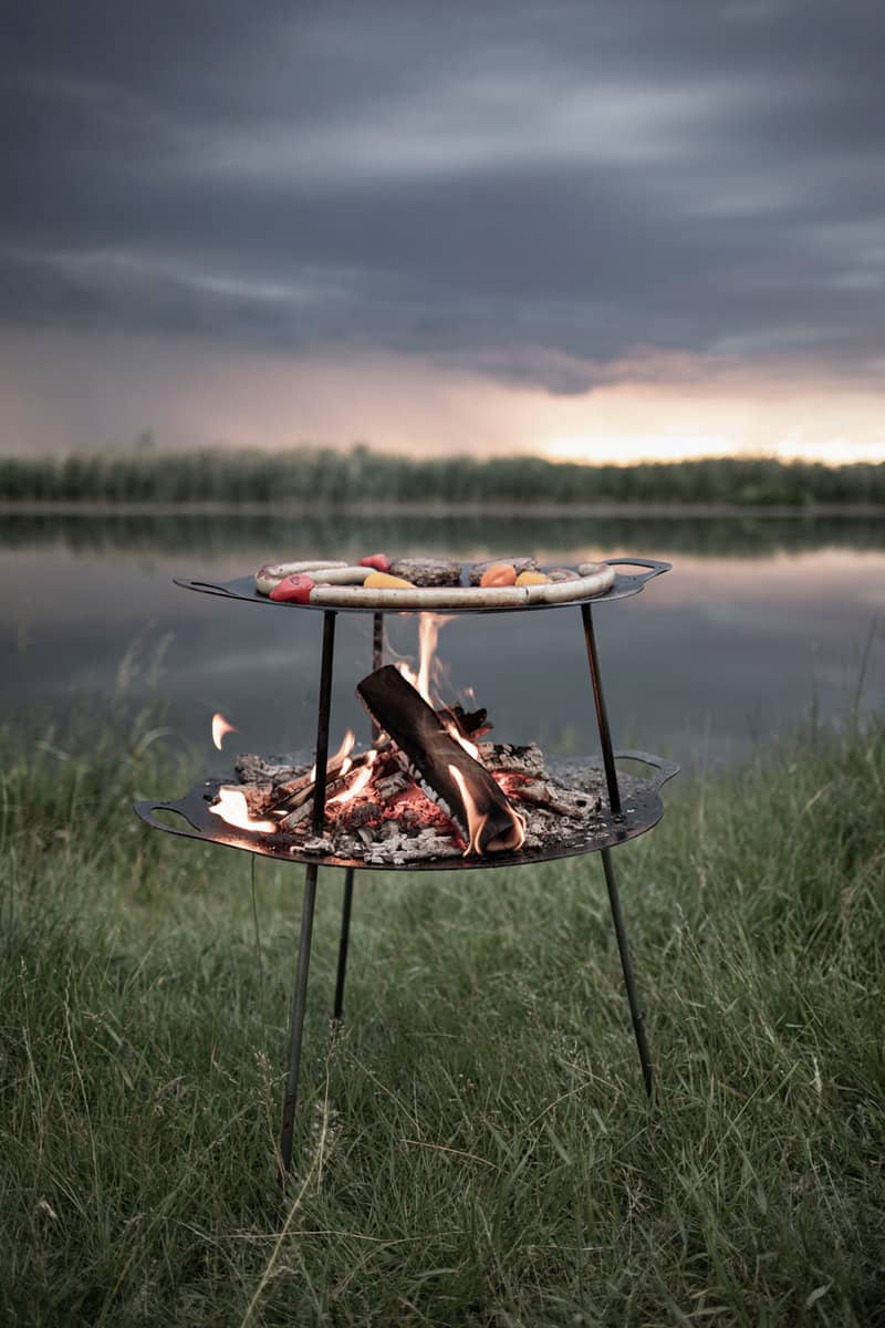 Griddle　Wiest　Camper　Fire　and　Petromax　Bowl