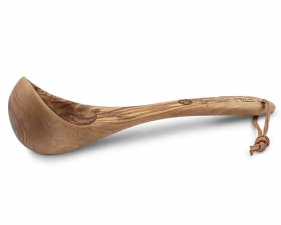 Petromax ladle made of olive wood - indispensable utensil for soups and stews - with oil wax finish | Wiest online shop for camper and van equipment