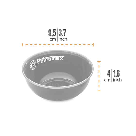 Petromax Enamel Bowl measurements size 160ml