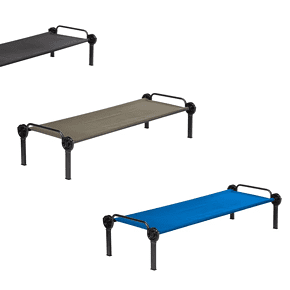 Disc-O-Bed Cot ONE L in black, olive and blue