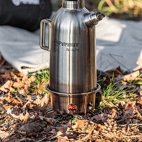 Petromax Stainless Steel Fire Kettle as camping cooker