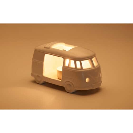 Teelichthalter VW Bulli T1 mit Kerze